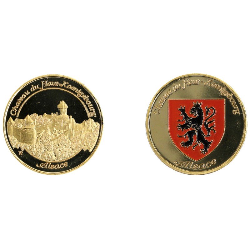 D1140 Medaille 32 mm Région:Alsace Chateau Du Haut