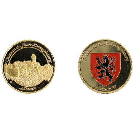 D1140 Medaille 32 mm Région:Alsace Chateau Du Haut