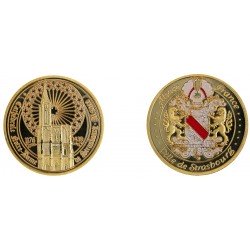 D11370 Medaille 32 mm Strasbourg Cathedrale Rosace