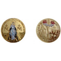 D11421 Medaille 32mm Lourdes Miraculeuse