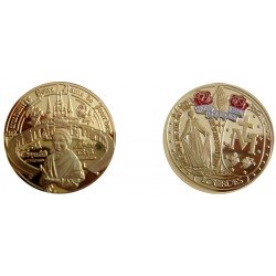 D11425 Medal 32mm Lourdes Sanctuaires + Ange