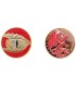 D1197 Medaille 32mm Dragon Rouge