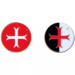 D11101 Medal 32mm Croix Templier
