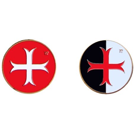 D11101 Medal 32mm Croix Templier