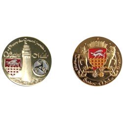 D11151 Medaille 32 mm Bretagne Phare Saint Malo