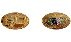 D11406 Medaille 32 mm Bretagne Brest