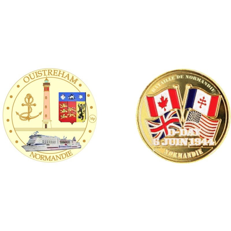 DC11009 EXCLUSIVITE CLIENT Vente uniquement en MagasinMédaille 32 mm Ouistreham