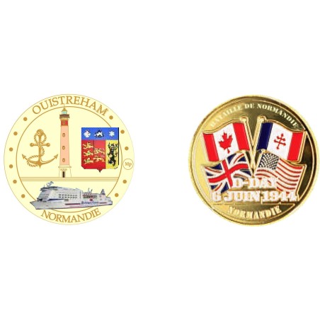 DC11009 EXCLUSIVITE CLIENT Vente uniquement en MagasinMédaille 32 mm Ouistreham