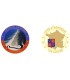 K11505 Medaille 34 mm Courant d'huchet