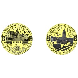 D11454 Medaille 34mm Roscoff Le Vieux Port