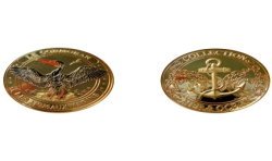 D11347 Medal 32mm Animeaux Marins Le Cormoran