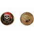 D11365 Medal 32mm Mythes &amp; Legendes Pirate Logo Pirate Bandeau