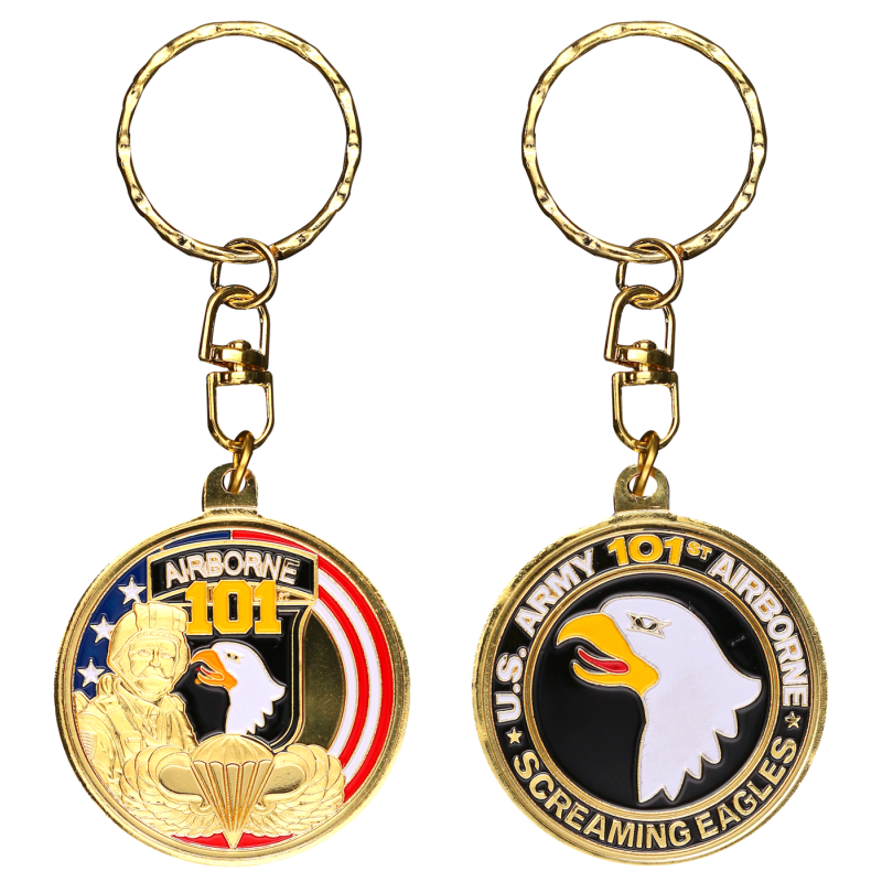 PCDD4 Keychain Round 101St Airborne Division