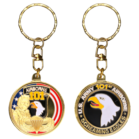 PCDD4 Keychain Round 101St Airborne Division