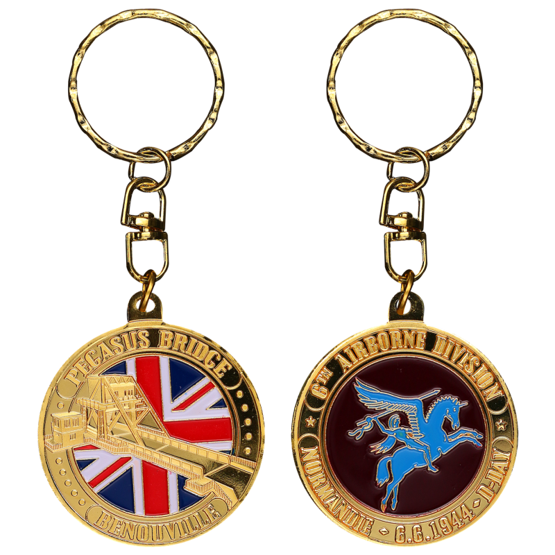 PCDD8 Keychain Round Pegasus Bridge