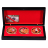  Coffret 3 Médailles 40mm Ukca - BOX7 - 25,00 €