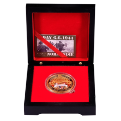 BOX9 Coffret 1 Médaille 40mm Debarquement 6Juin 1944