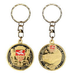PC087 Keychain Round St Malo Vue