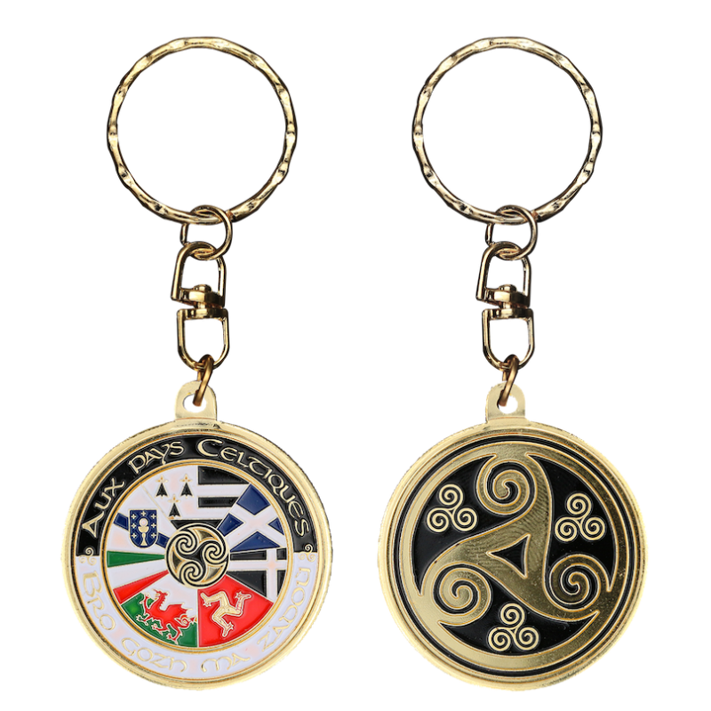 PC085 Keychain Round Interceltique