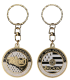 PC084 Keychain Round Map Breizh