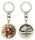 PC082 Keychain Round Couple Breton