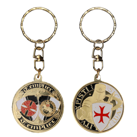 PC080 Keychain Round Templier Hache