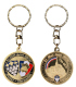 PC074 Keychain Round Msm Arc En Ciel