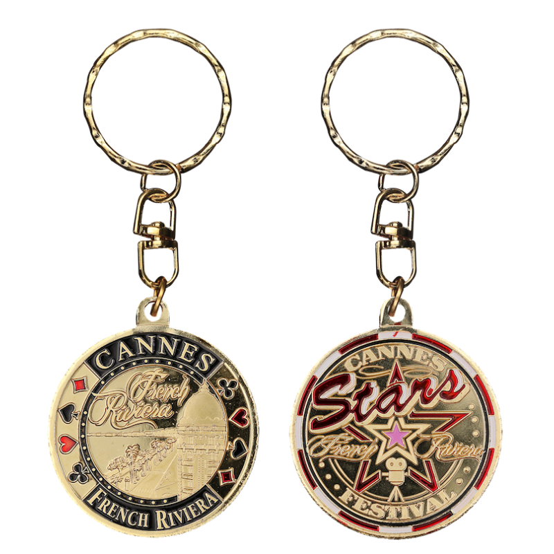 PC062 Keychain Round Cannes Festival