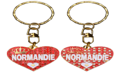 PC046 Key Ring Heart Red Normandie