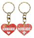 PC046 Key Ring Heart Red Normandie