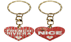 PC041 Key Ring Heart Red Nice