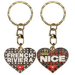 PC040 Key Ring Heart Red Nice