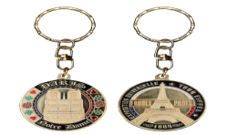 PC023 Keychain Round Notre Dame