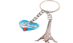  Key Ring Heart Red Tour Eiffel 3D PC098 7,00 €