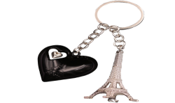  Pc Coeur Noir 3D Tour Eiffel 3D - PC100 - 7,00 €