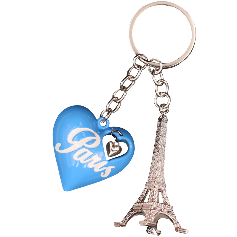 PC103 Pc Coeur Bleu 3D Tour Eiffel 3D