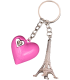  Key Ring Heart Blue 3D Tour Eiffel 3D PC104 7,00 €