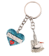 PC136 Key Ring Heart Blue Strasbourg