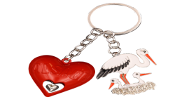  Key Ring Heart 3D Red Alsace PC140 7,00 €