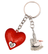  Key Ring Heart 3D Red Strasbourg PC145 7,00 €