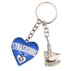 PC146 Pc Coeur 3D Bleu Strasbourg