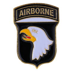PDD4 Badges 101 St Airborne With Butterfly Clutch