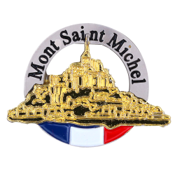 PDD20 Badge Mont Saint Michel with Butterfly Clutch