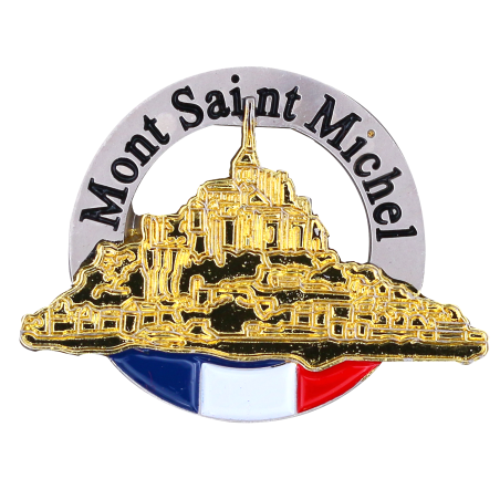 PDD20 Badge Mont Saint Michel with Butterfly Clutch