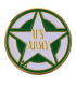 PDD10 Badge Star US Army With Butterfly Clutch