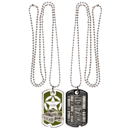 DT2 Dog Tag Tank Wwii