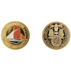D11358 Medal 32 mm Collection Bateaux Langoustier