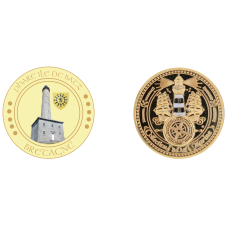 D11243 Medal 32 mm Bretagne Phare Ile De Batz Medal