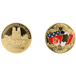 D11207 Medaille 32 mm Notre Dame + Peniche