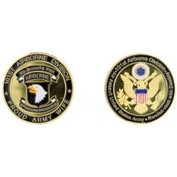 E1155 Medal 40 mm 101St Proud Army Wife Logo Usa